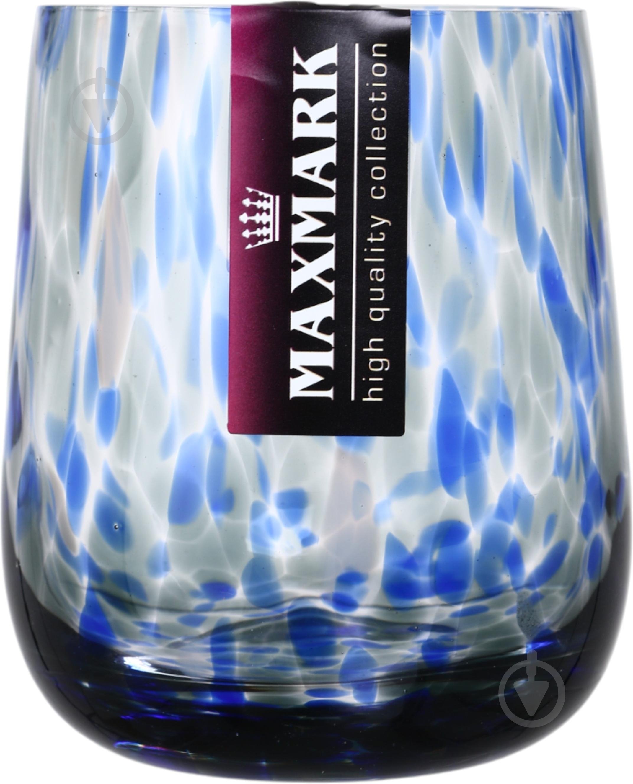 Стакан низкий Maxmark Aqua Viera чёрний 295 мл 1 шт. - фото 1