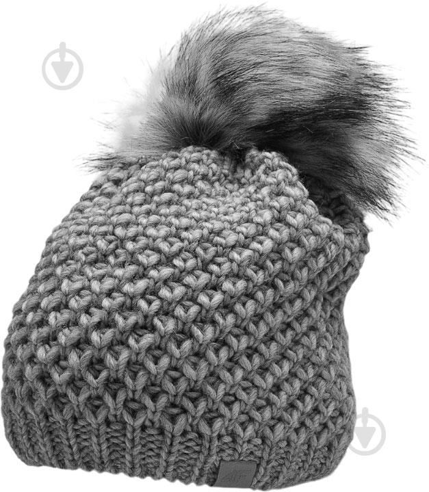 Шапка 4F 4FAW23ACAPF300-25M р.one size grey - фото 1