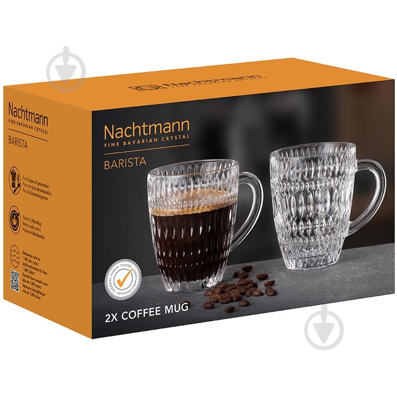 Набор кружек Nachtmann Ethno Barista 390 мл 2 шт. 111005455 - фото 4 Набор кружек Nachtmann Ethno Barista 390 мл 2 шт. 111005455 - фото 4