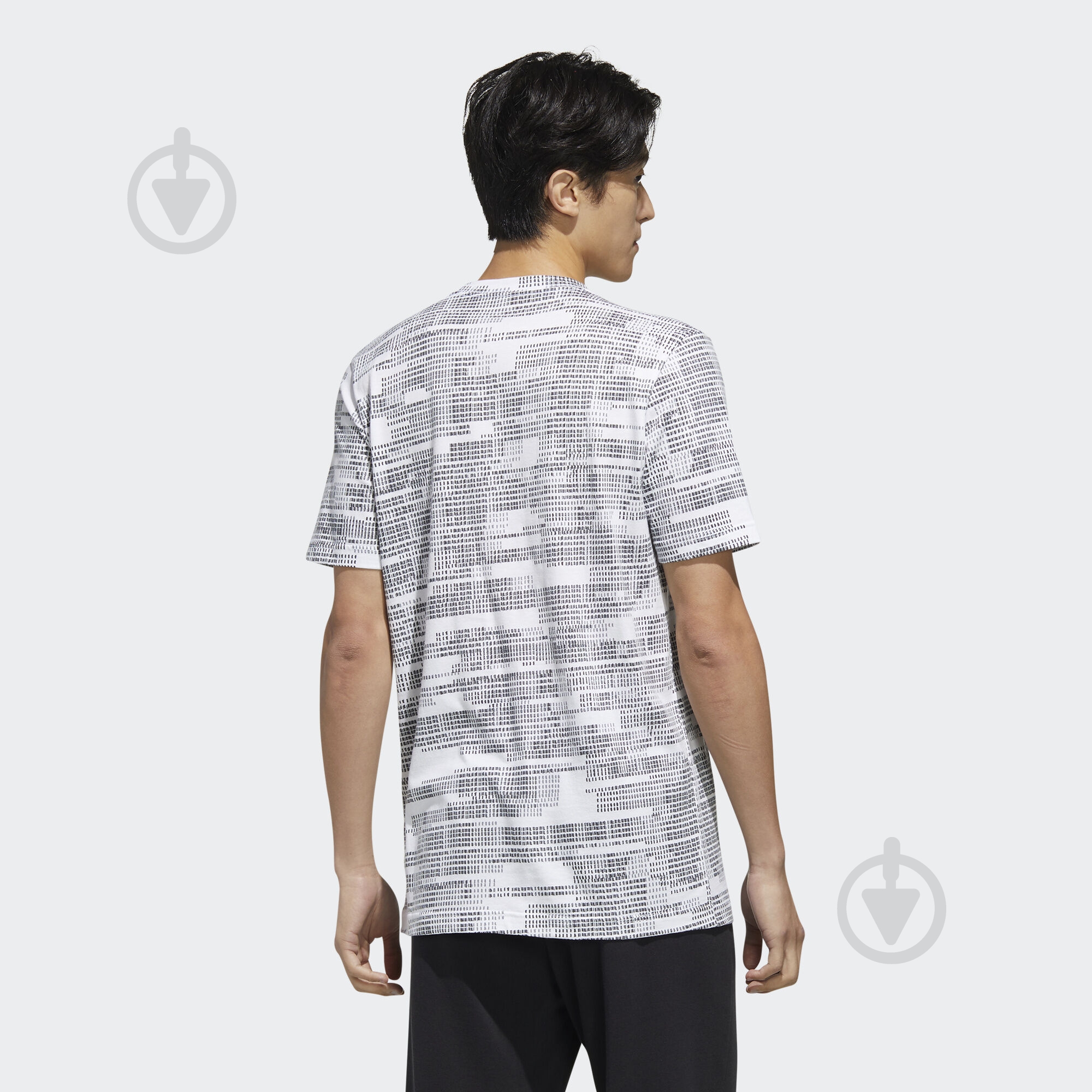 Футболка Adidas M ESS AOP TEE FM3433 р.S белый - фото 5 Футболка Adidas M ESS AOP TEE FM3433 р.S белый - фото 5