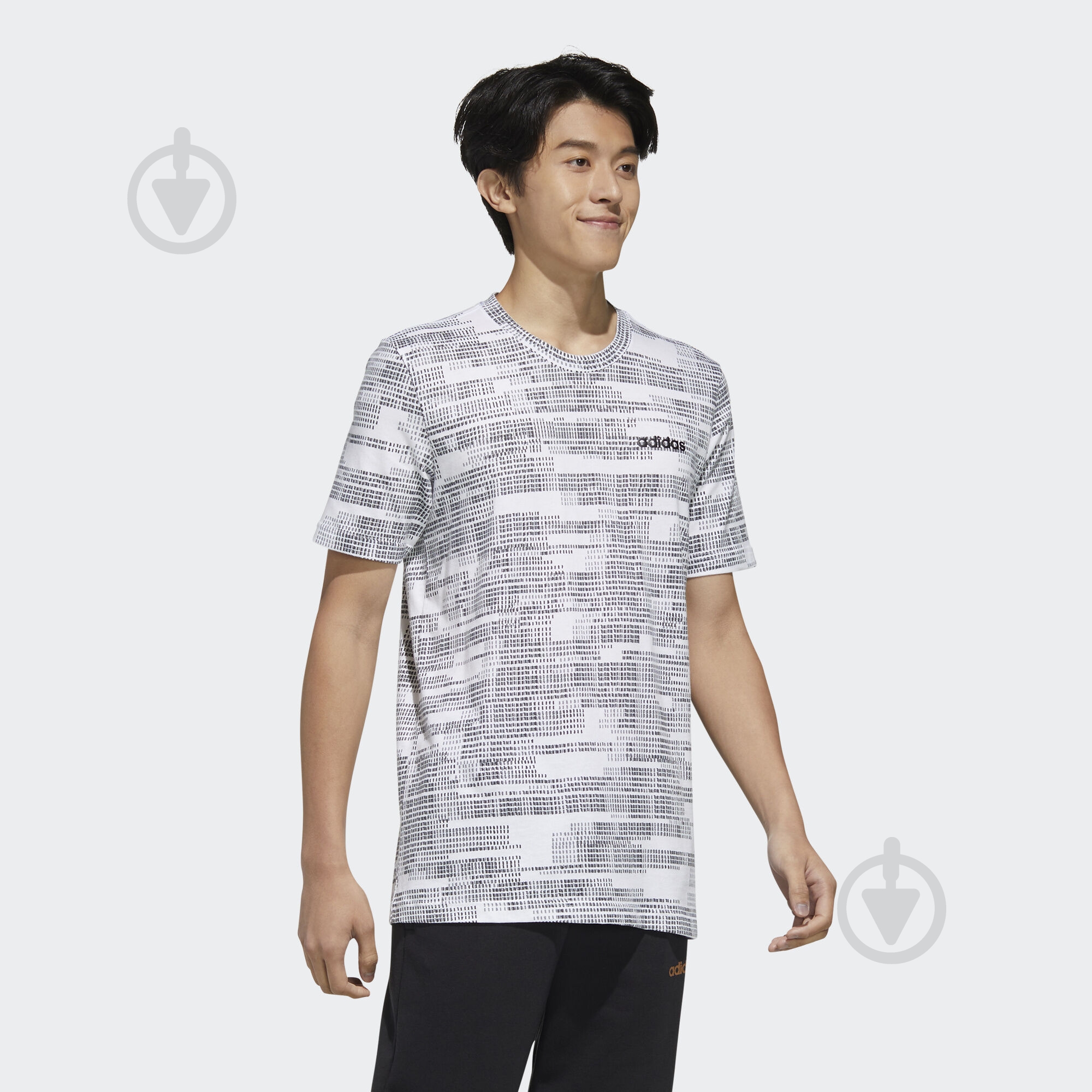 Футболка Adidas M ESS AOP TEE FM3433 р.S белый - фото 6 Футболка Adidas M ESS AOP TEE FM3433 р.S белый - фото 6