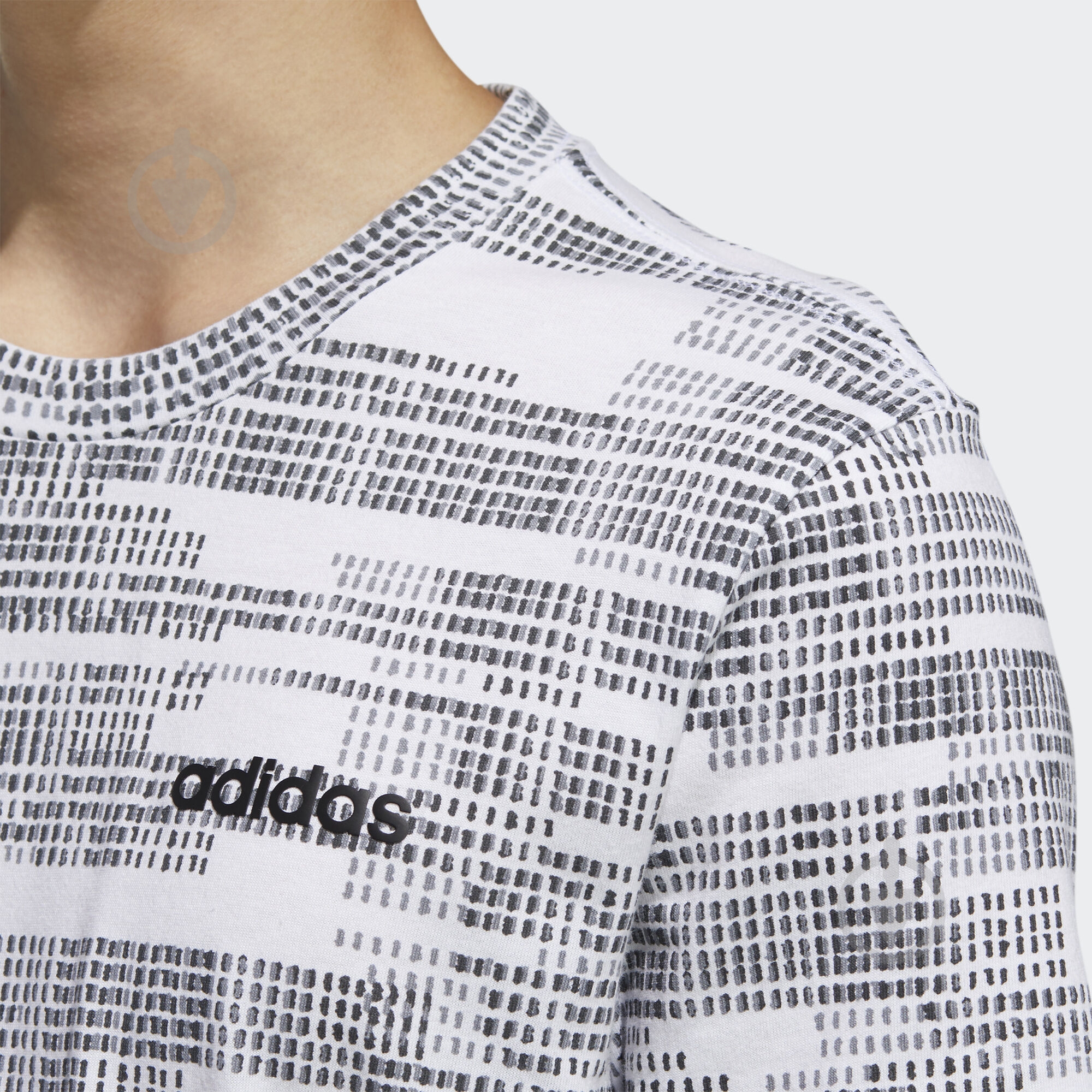 Футболка Adidas M ESS AOP TEE FM3433 р.S белый - фото 7 Футболка Adidas M ESS AOP TEE FM3433 р.S белый - фото 7