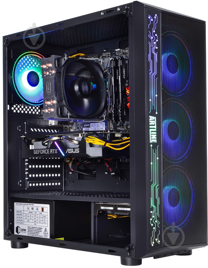 Компьютер Artline Gaming X53 (X53v32) black - фото 3