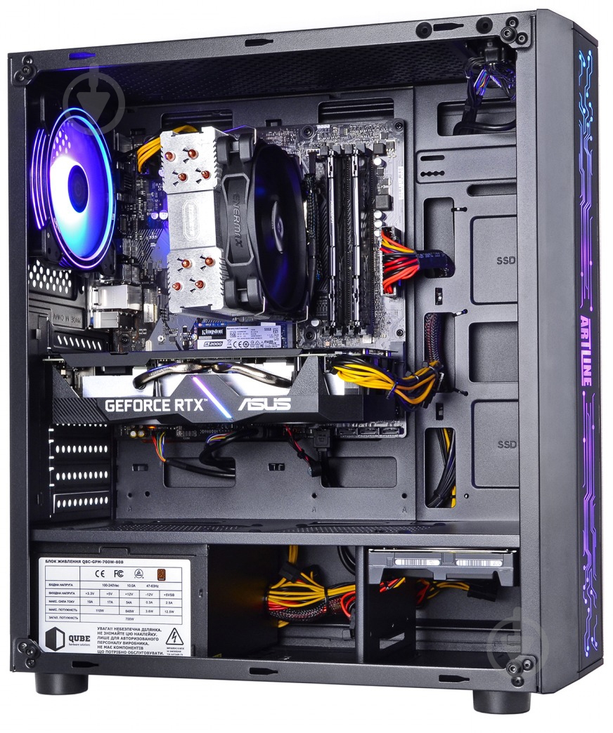 Компьютер Artline Gaming X53 (X53v32) black - фото 6