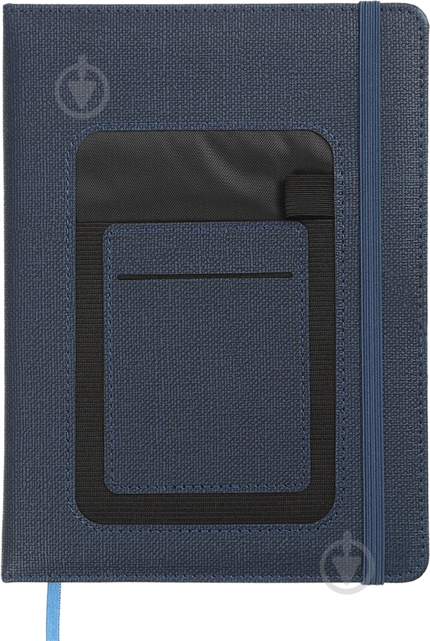 Дневник датированный COMBI Buromax A5 2026 синий - фото 1 Дневник датированный COMBI Buromax A5 2026 синий - фото 1