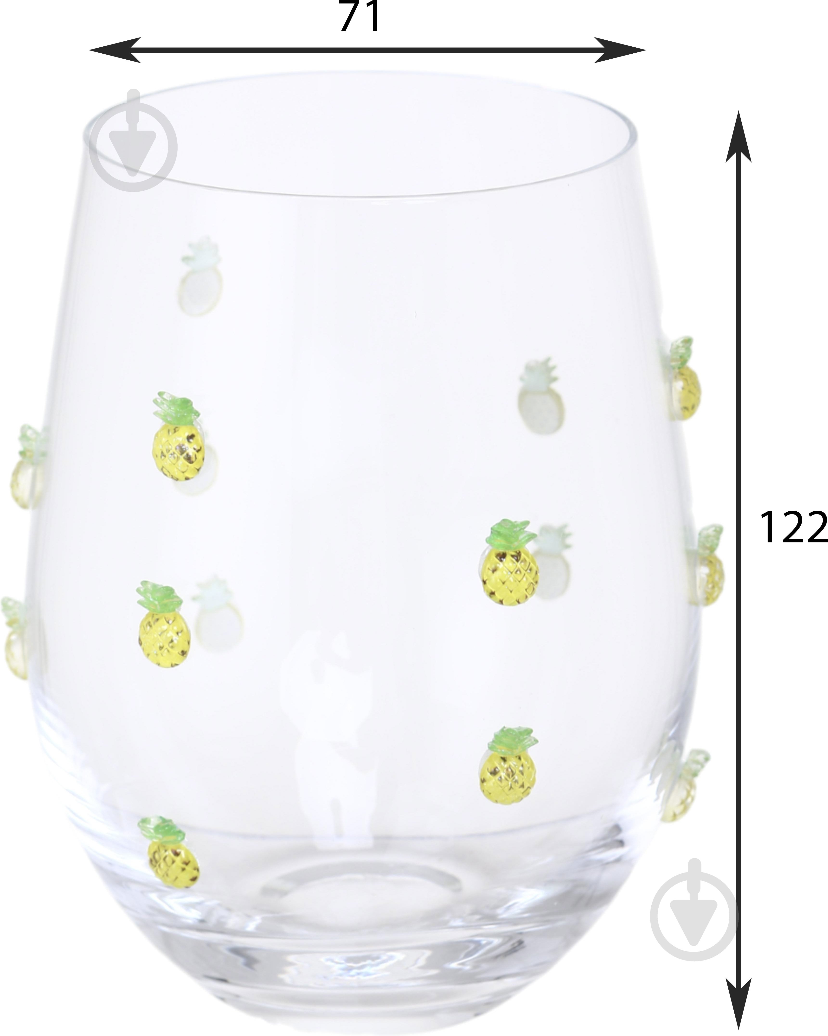 Стакан для воды Maxmark Pineapple 520 мл 1 шт. - фото 3