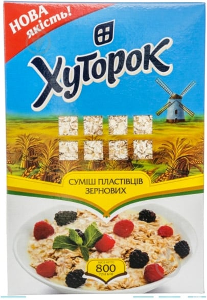Смесь хлопьев Хуторок 7 злаков 800г 4820211660208 800 г - фото 1