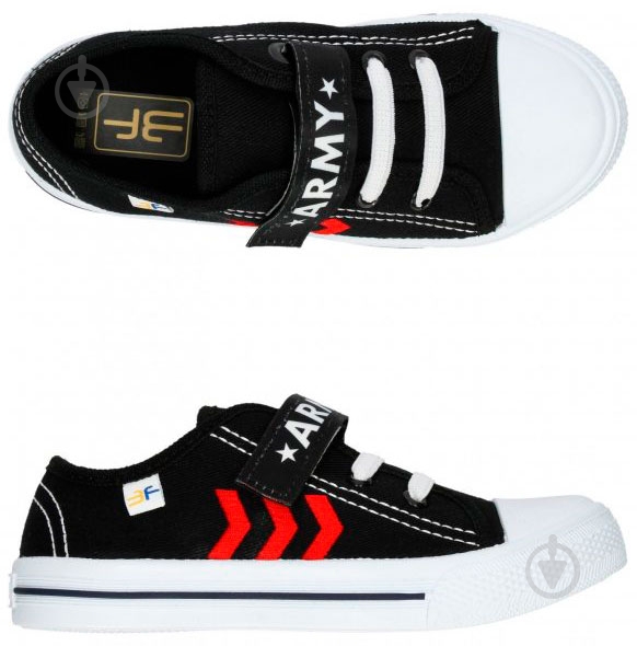 Кеды детские для мальчика 3F 4BS8-5 р.32 черный - фото 1