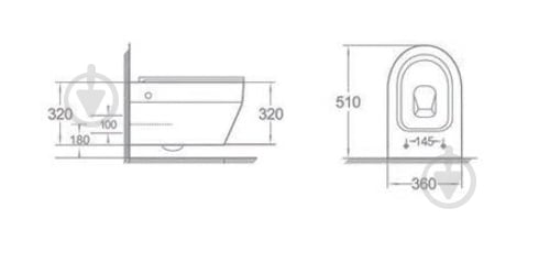 Унитаз подвесной EGO Wave - фото 7