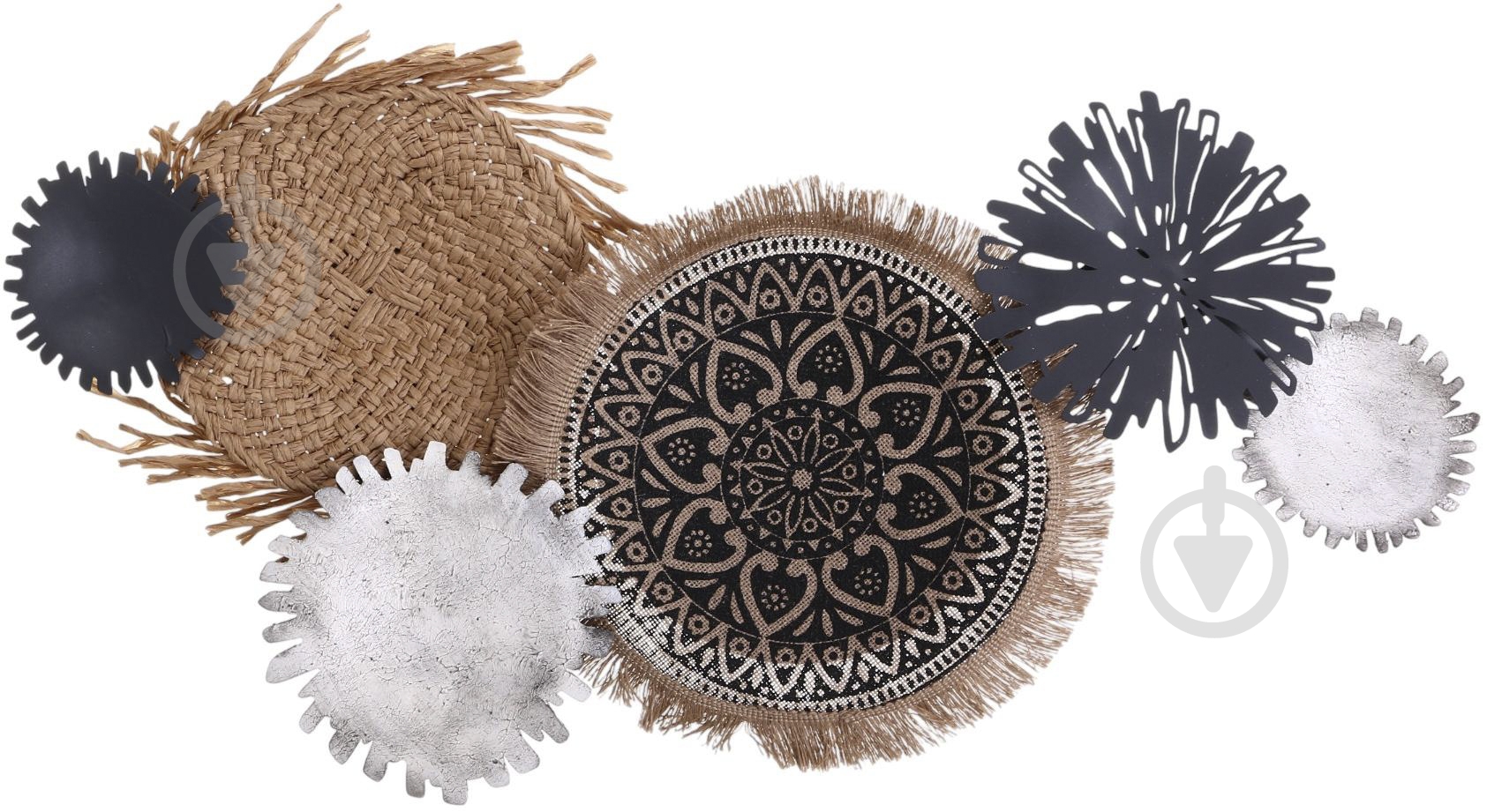 Декор настінний Boho 45,7x88,9 см різнокольоровий - фото 1