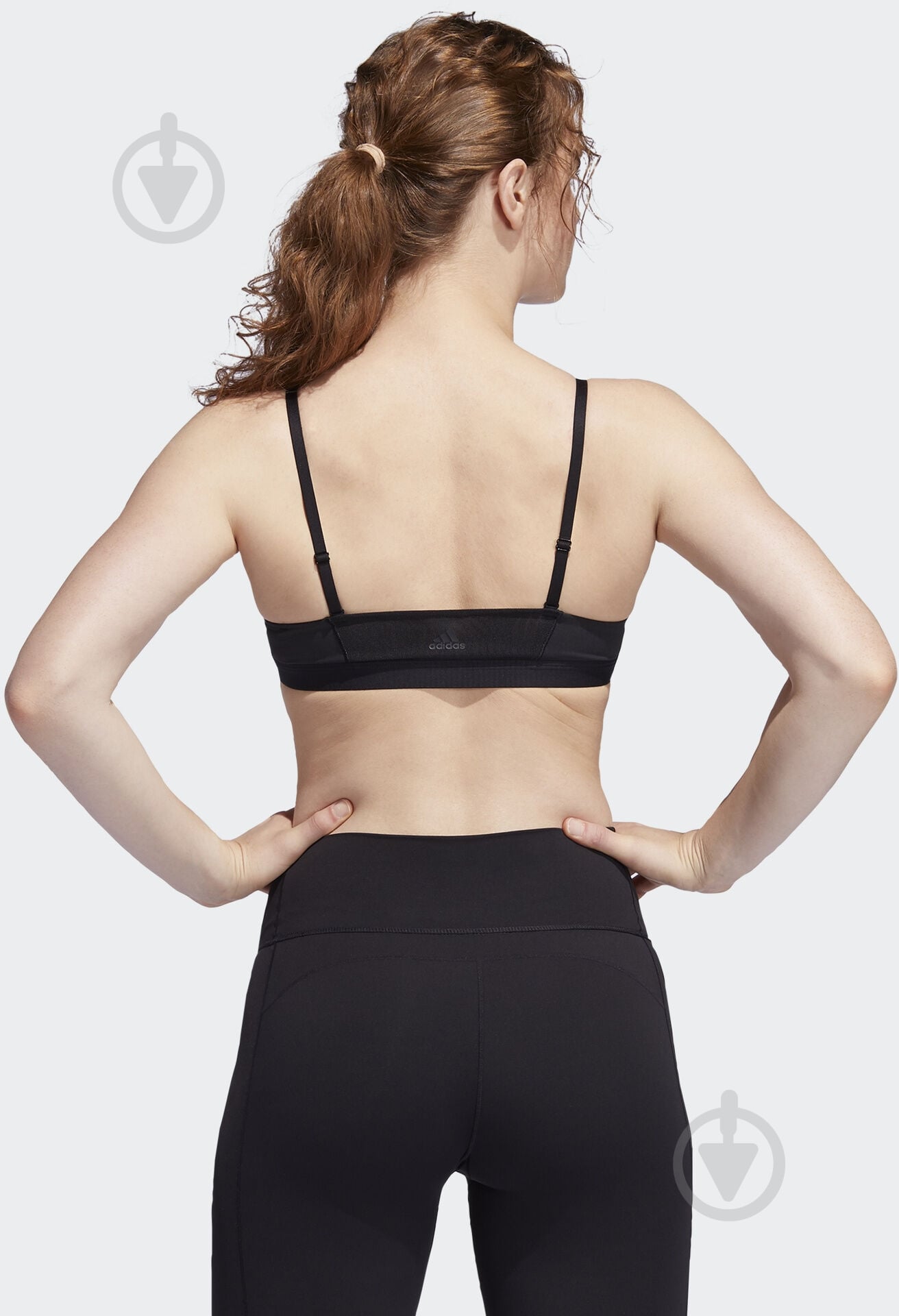 Бра Adidas AM 3S BRA FJ7281 р.XS черный - фото 5