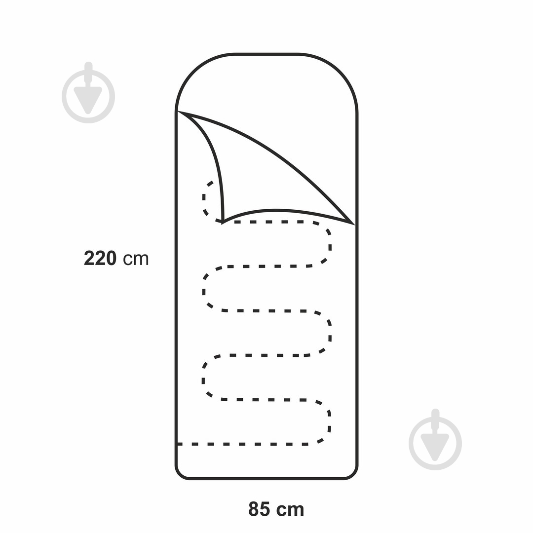 Спальный мешок Mousson PUNTO OLIVE - фото 3