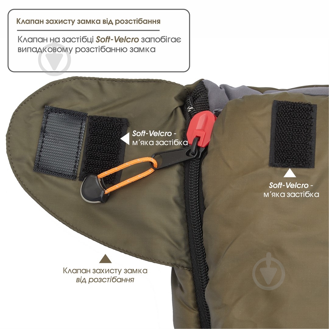 Спальный мешок Mousson PUNTO OLIVE - фото 12