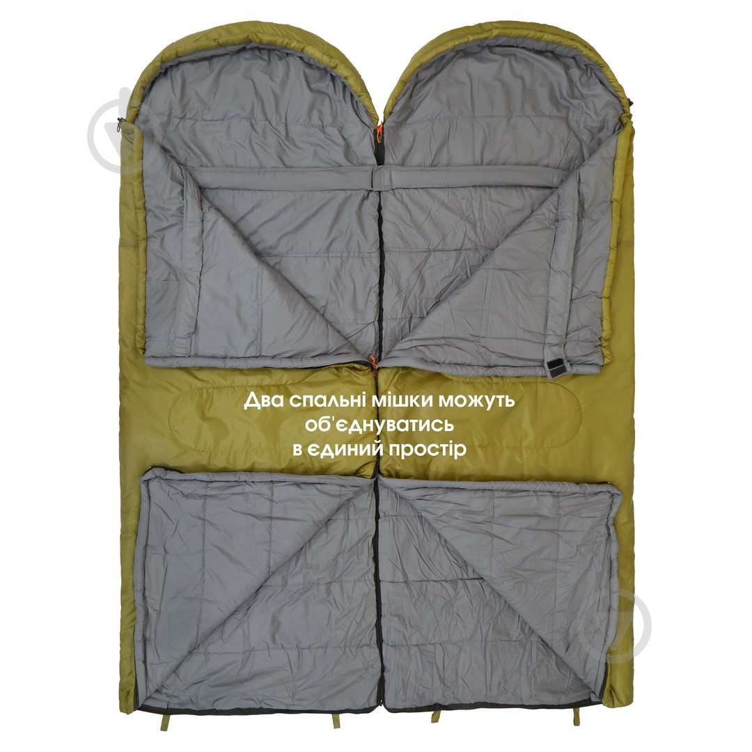 Спальный мешок Mousson RACE L OLIVE - фото 8