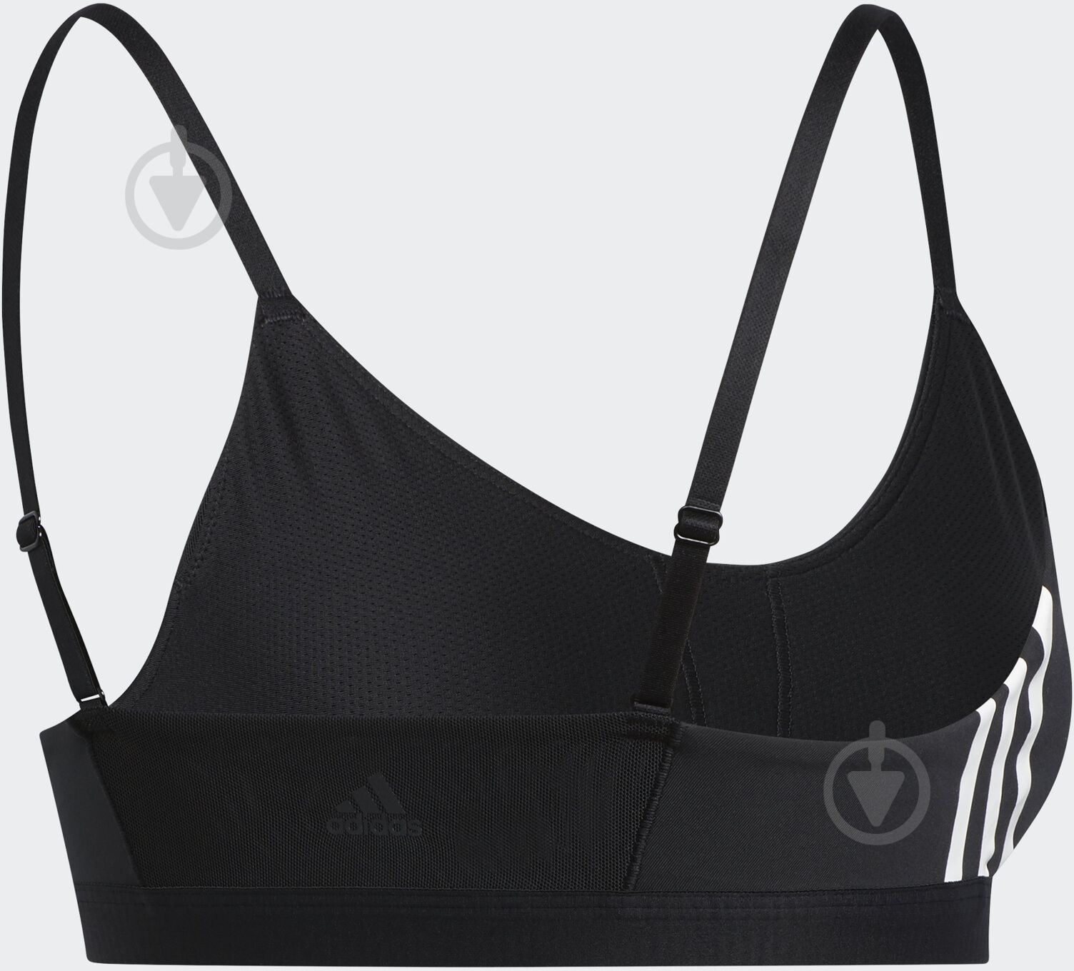 Бра Adidas AM 3S BRA FJ7281 р.M черный - фото 2