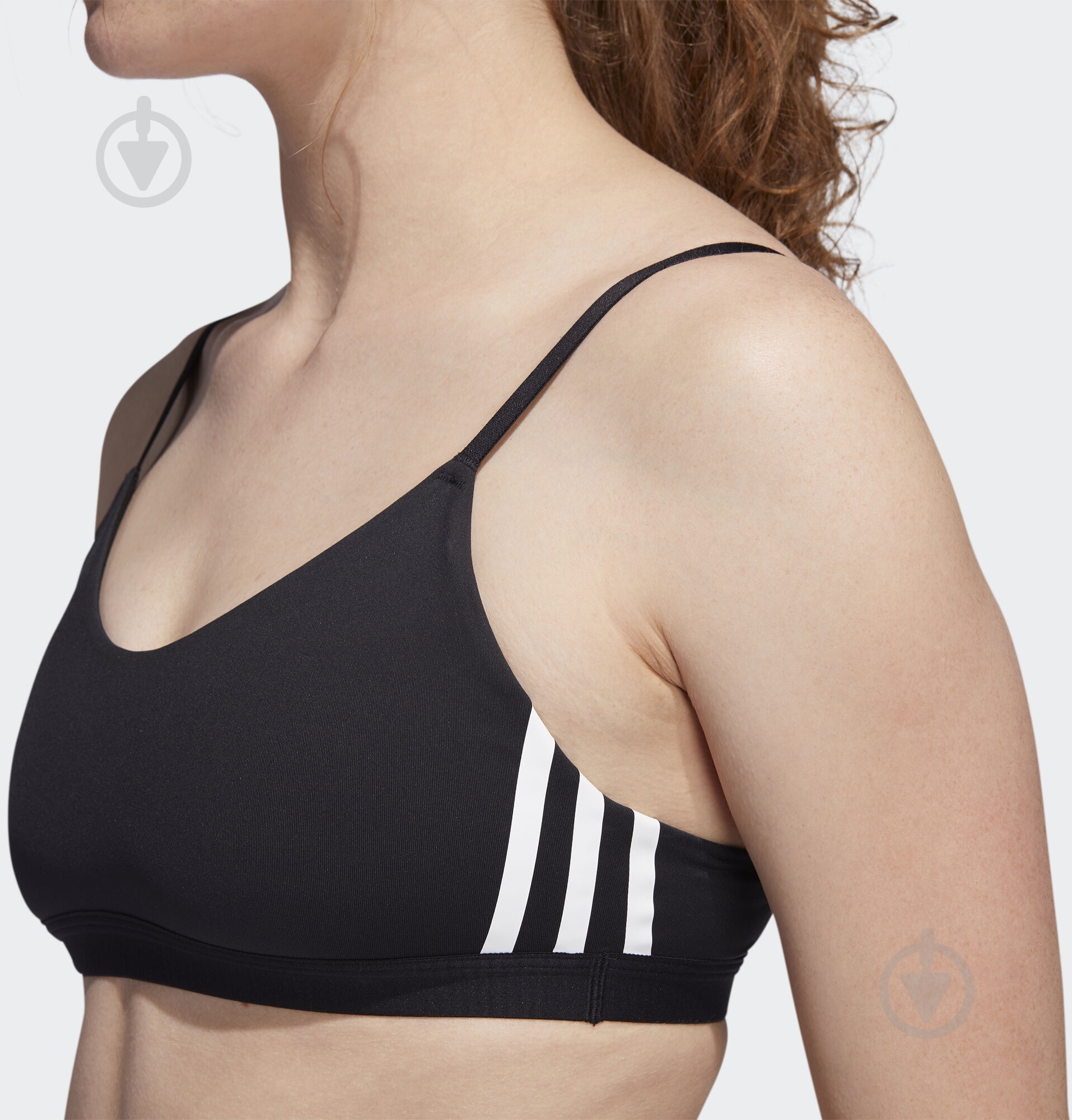 Бра Adidas AM 3S BRA FJ7281 р.M черный - фото 8