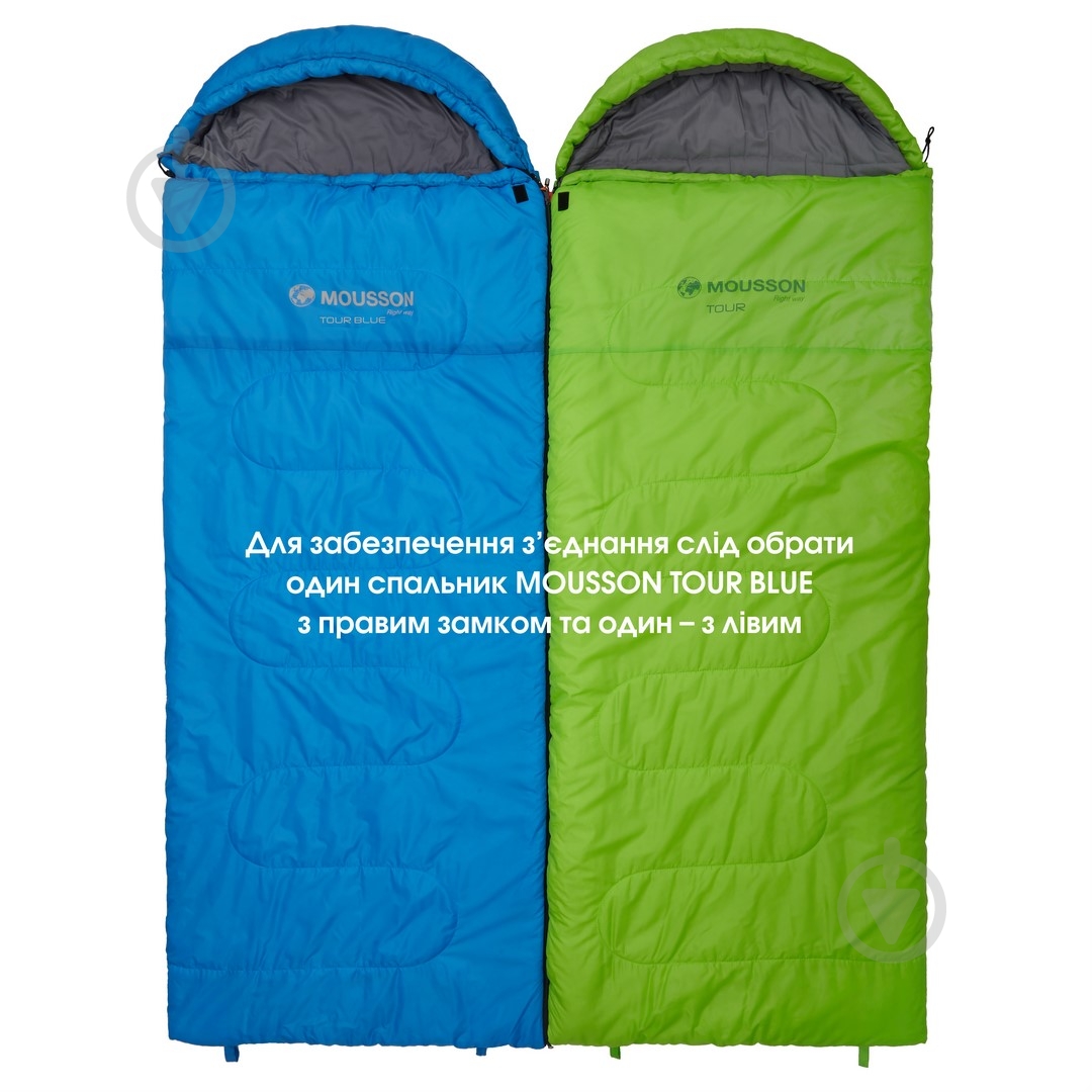 Спальный мешок Mousson TOUR L BLUE - фото 8