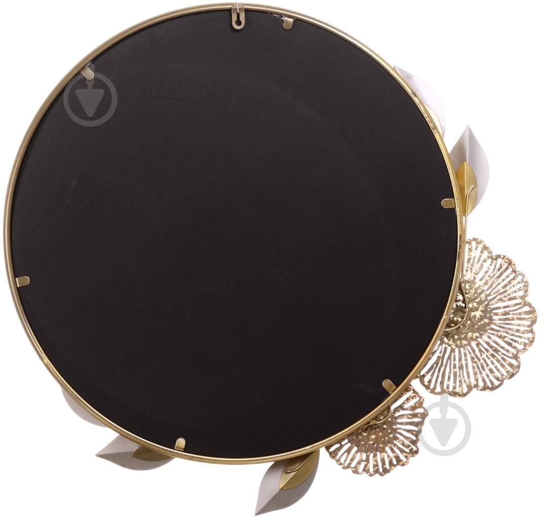 Дзеркало настінне Bloom 686x711 мм біло-золотистий (24SMB0739) - фото 2 Дзеркало настінне Bloom 686x711 мм біло-золотистий (24SMB0739) - фото 2