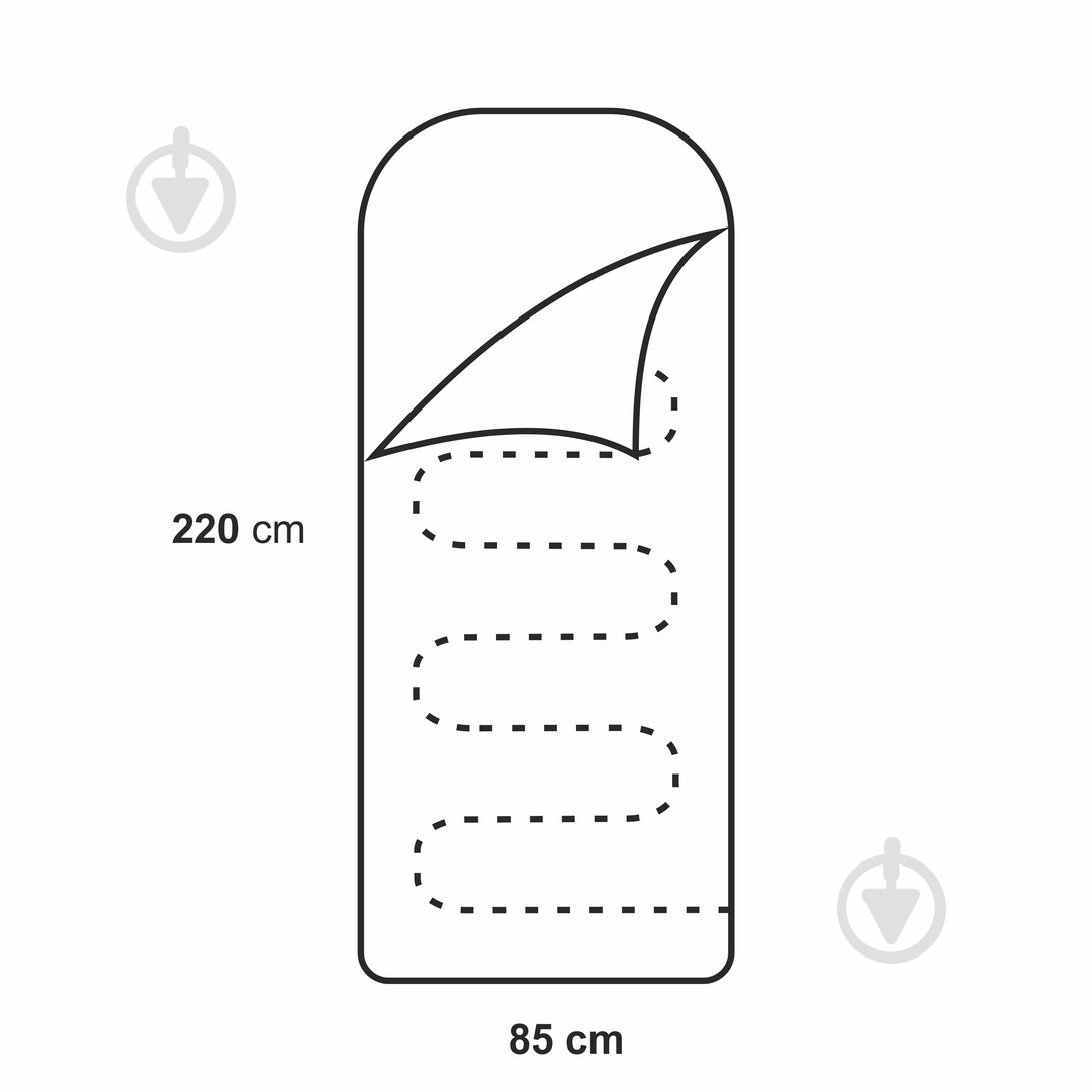 Спальный мешок Mousson TOUR R BLUE - фото 4 Спальный мешок Mousson TOUR R BLUE - фото 4