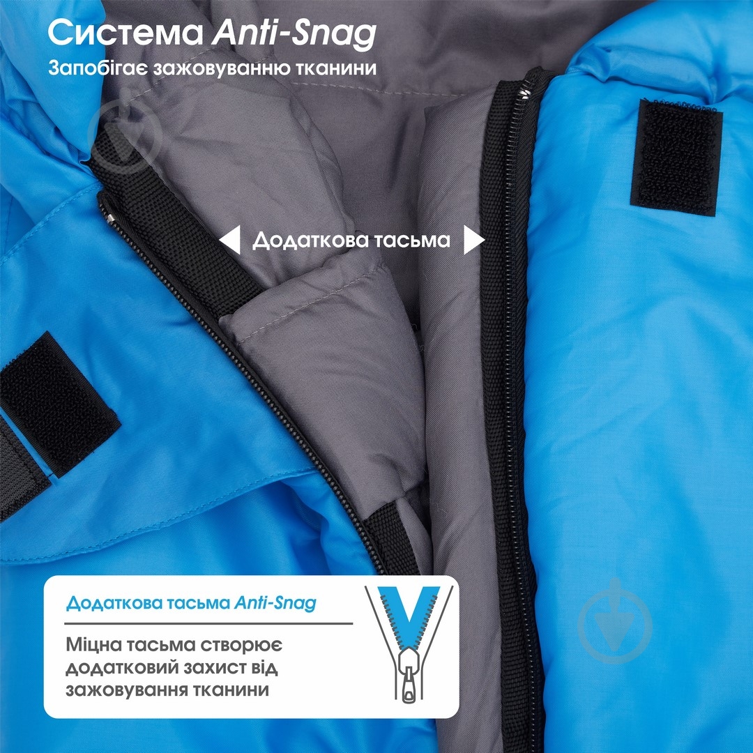 Спальный мешок Mousson TOUR R BLUE - фото 18 Спальный мешок Mousson TOUR R BLUE - фото 18