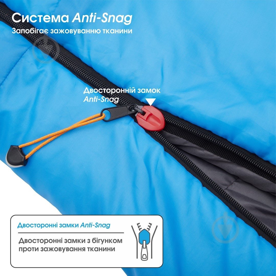 Спальный мешок Mousson TOUR R BLUE - фото 16 Спальный мешок Mousson TOUR R BLUE - фото 16