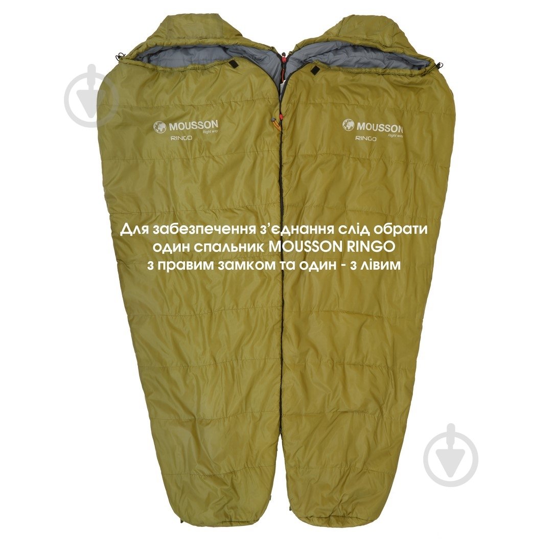 Спальный мешок Mousson RINGO L OLIVE - фото 10 Спальный мешок Mousson RINGO L OLIVE - фото 10