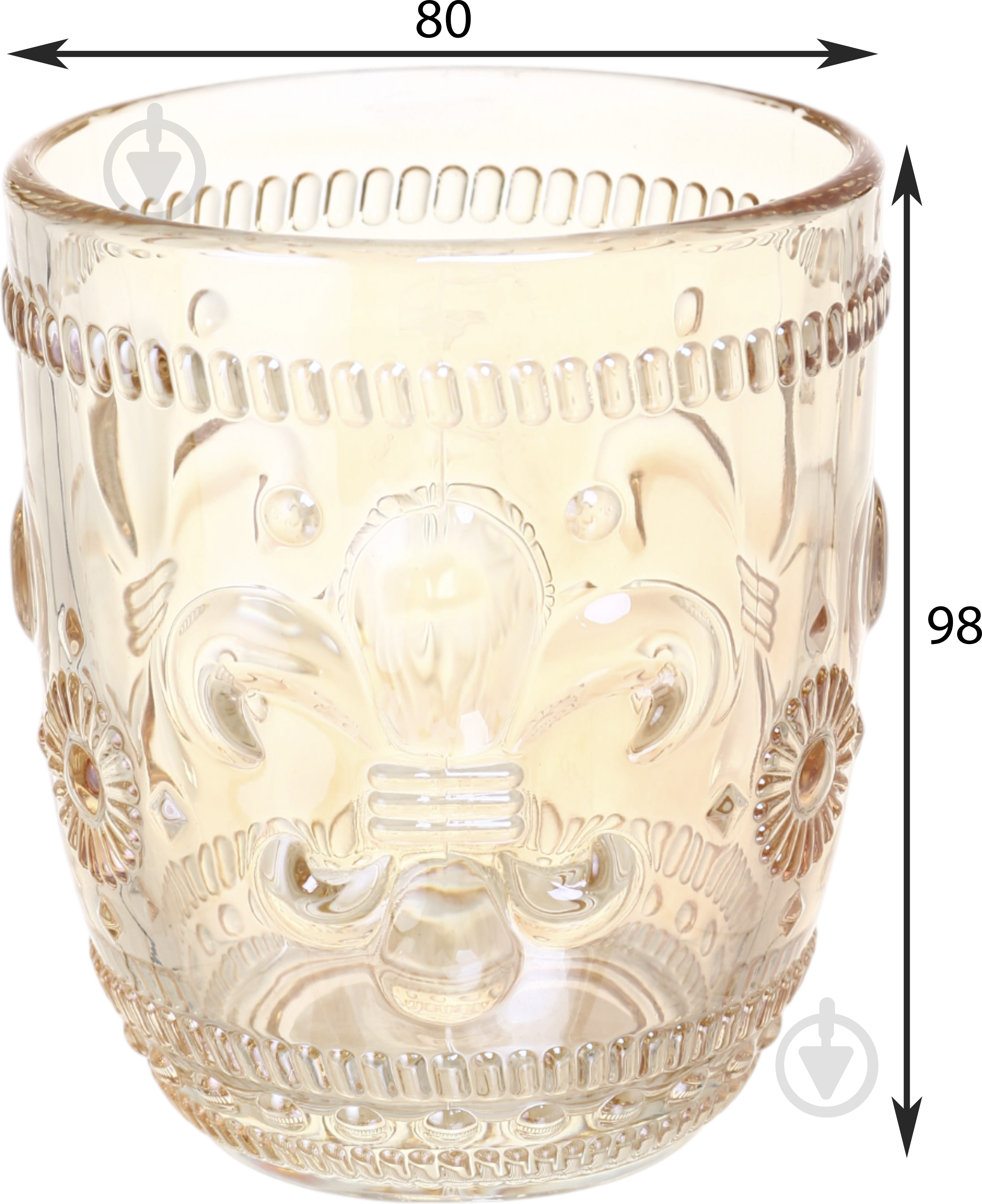 Склянка низька Maxmark Model Amber 320 мл 1 шт. - фото 3