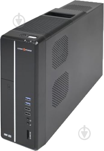 Корпус LogicPower S602BS 400W SLIM Black - фото 3