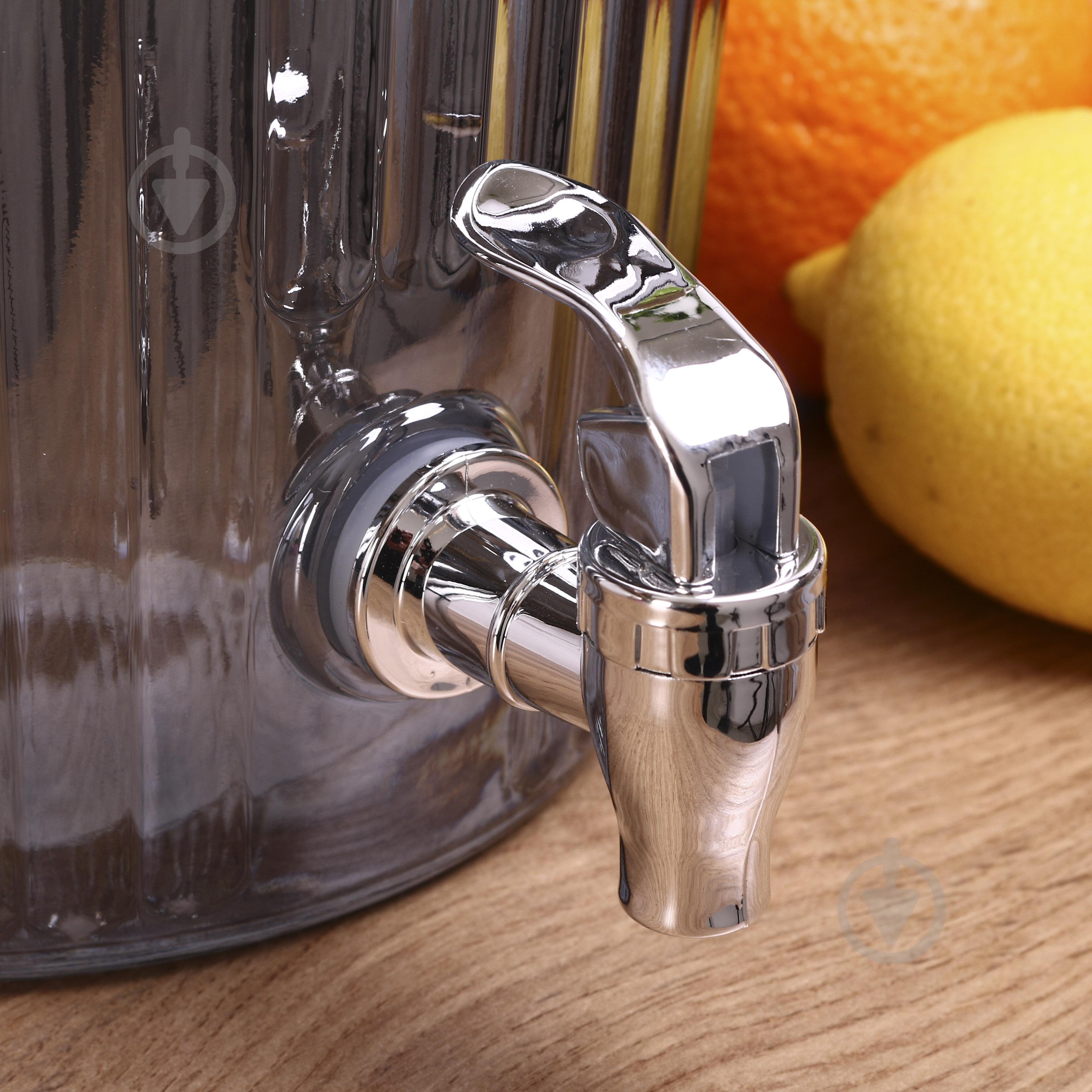 Емкость для напитков Electro Grey 5,7 л с крышкой и краном - фото 5 Емкость для напитков Electro Grey 5,7 л с крышкой и краном - фото 5