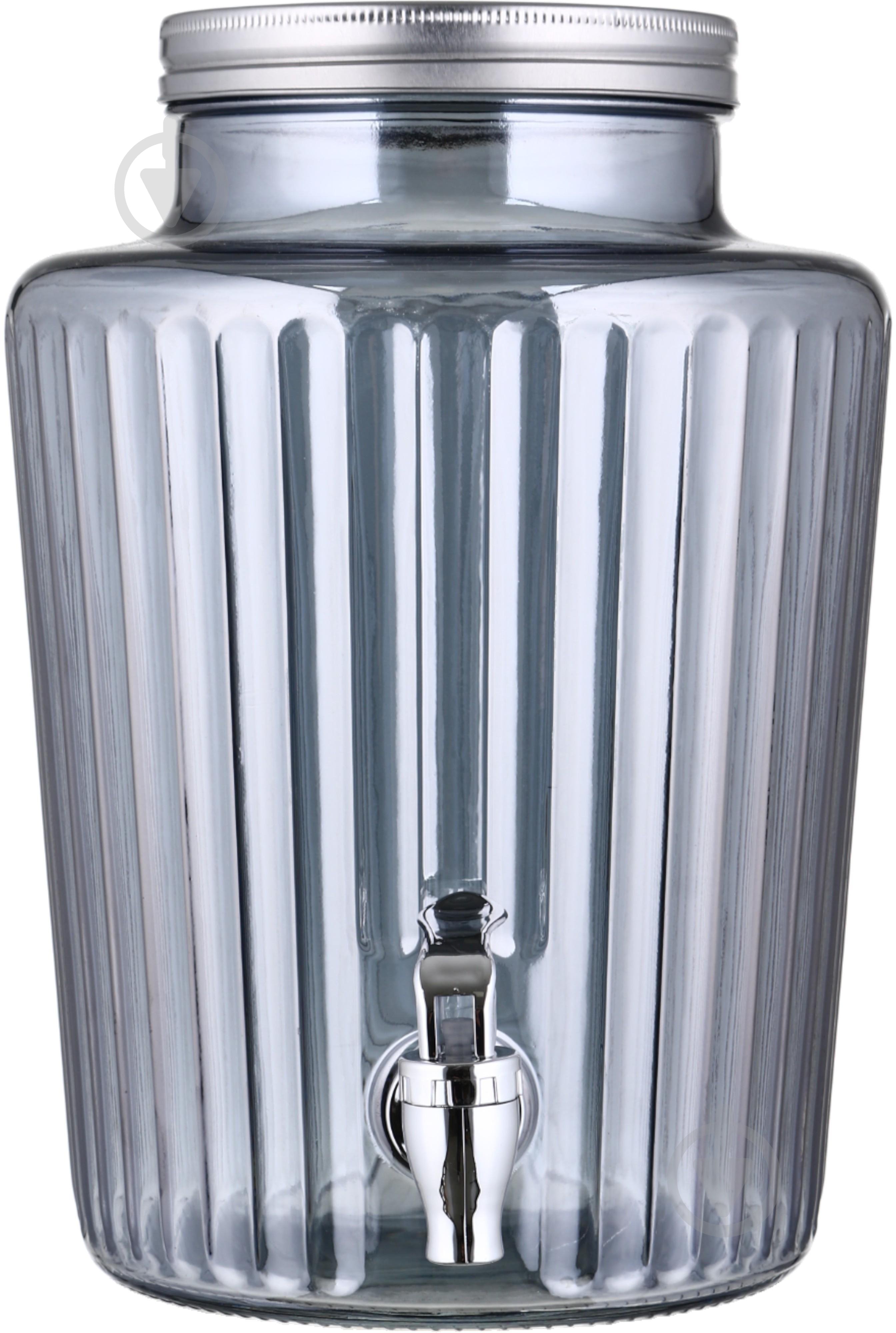 Емкость для напитков Electro Grey 5,7 л с крышкой и краном - фото 1 Емкость для напитков Electro Grey 5,7 л с крышкой и краном - фото 1