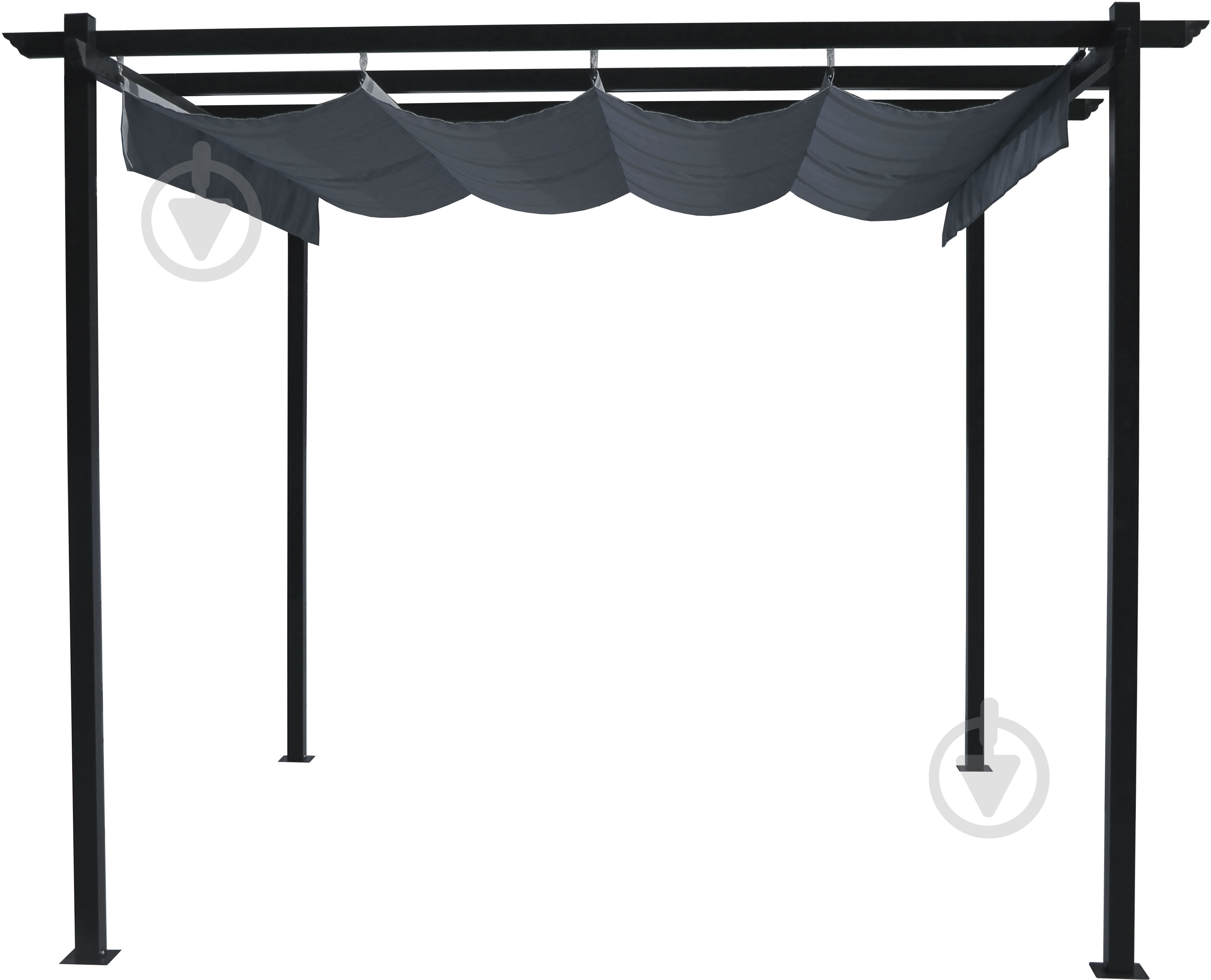 Пергола Indigo 2,8х2,8х2,9 м NN005-4 серый - фото 1