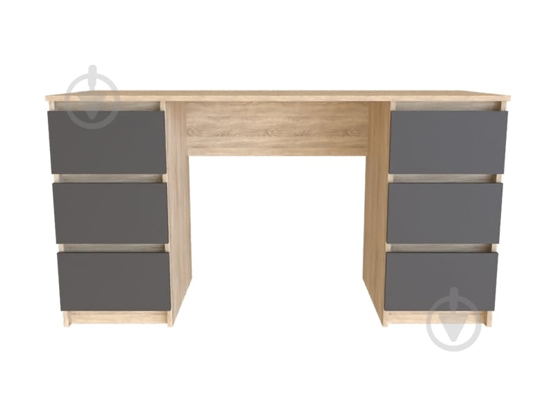 Стол компьютерный DC Leo дуб сонома/графит - фото 3 Стол компьютерный DC Leo дуб сонома/графит - фото 3