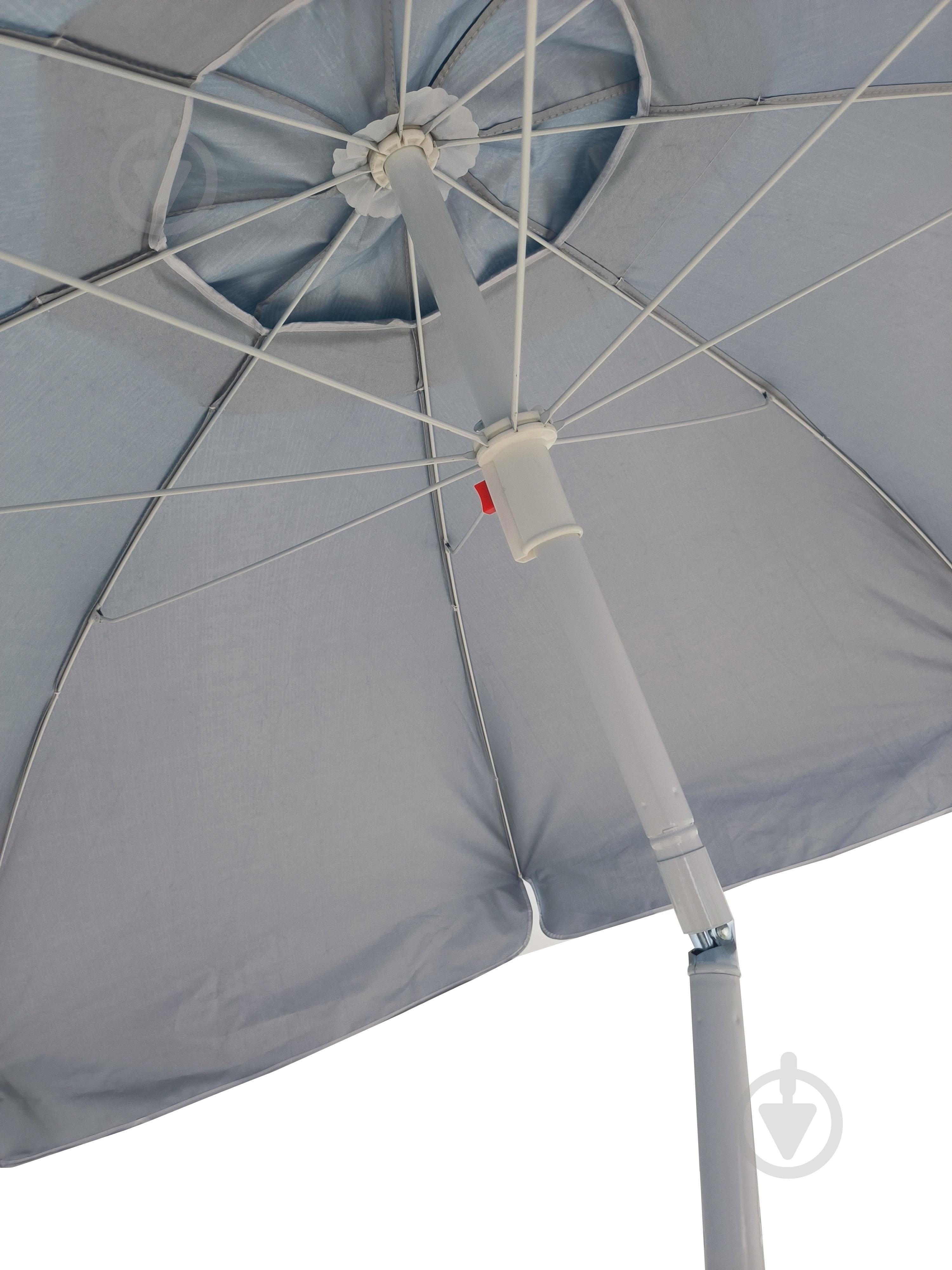 Зонт пляжный синий - фото 3