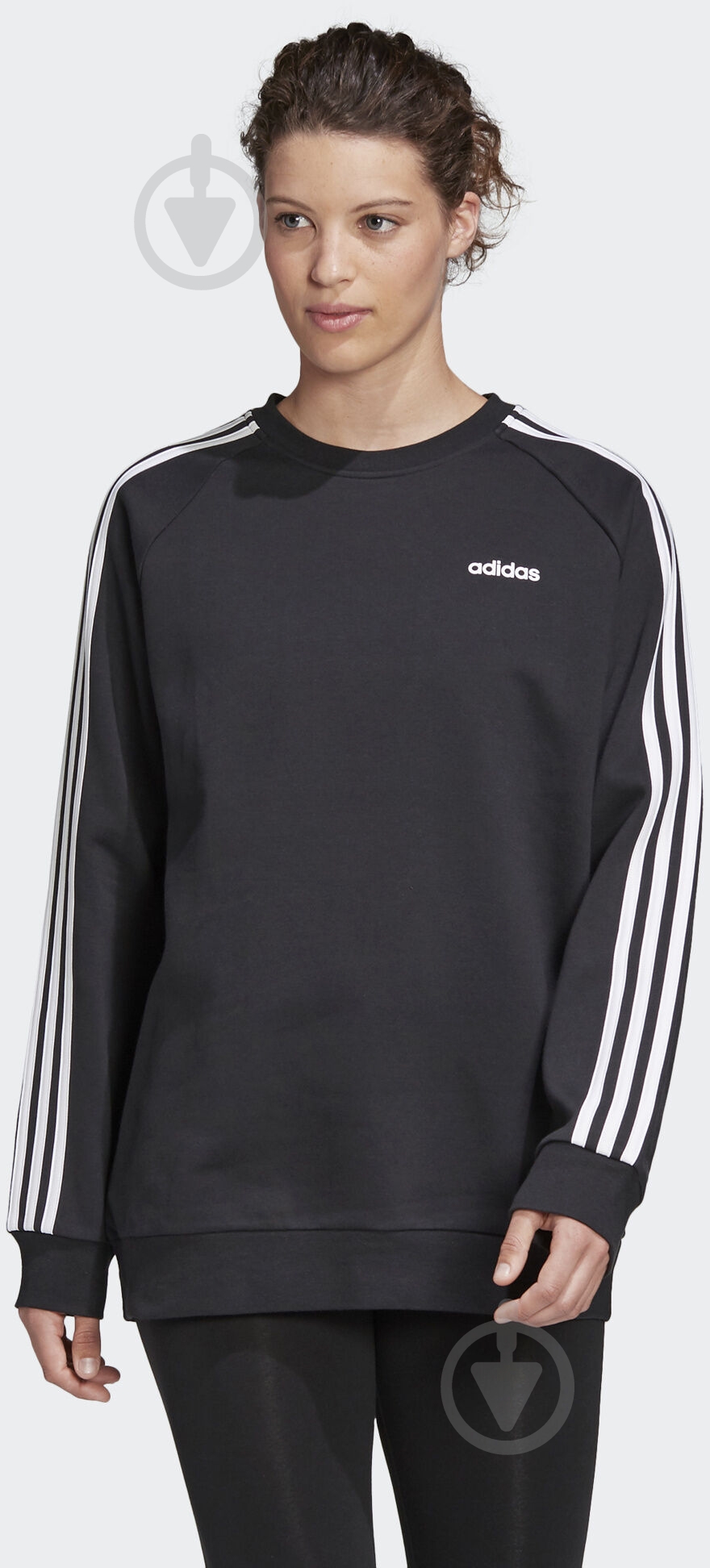 Світшот Adidas ESS BF CREW FN5782 р. S чорний - фото 3 Світшот Adidas ESS BF CREW FN5782 р. S чорний - фото 3