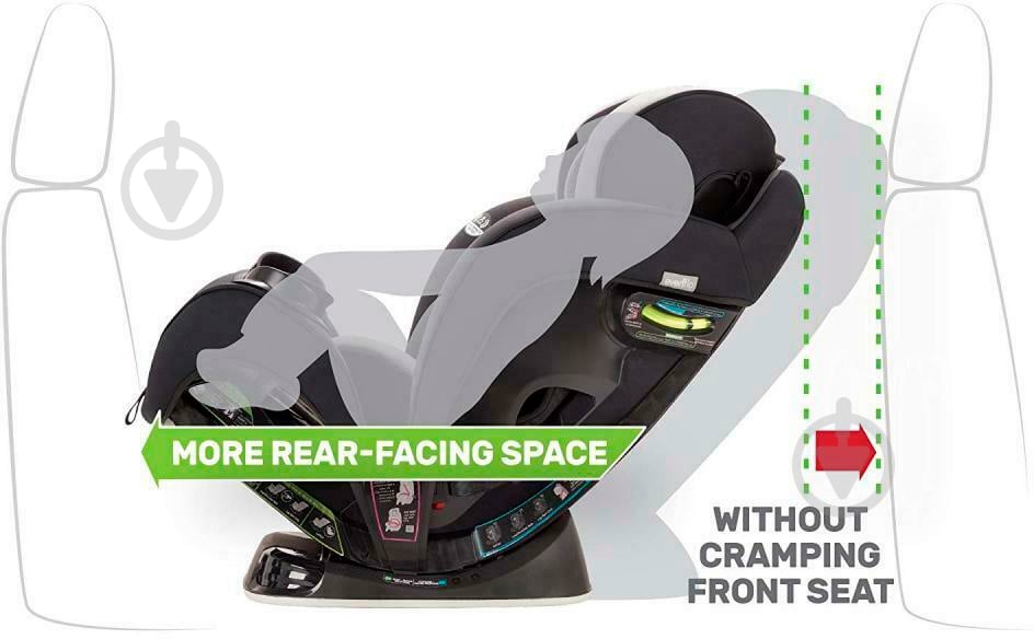 Автокресло Evenflo EveryStage DLX (авт) - Reef - фото 13 Автокресло Evenflo EveryStage DLX (авт) - Reef - фото 13