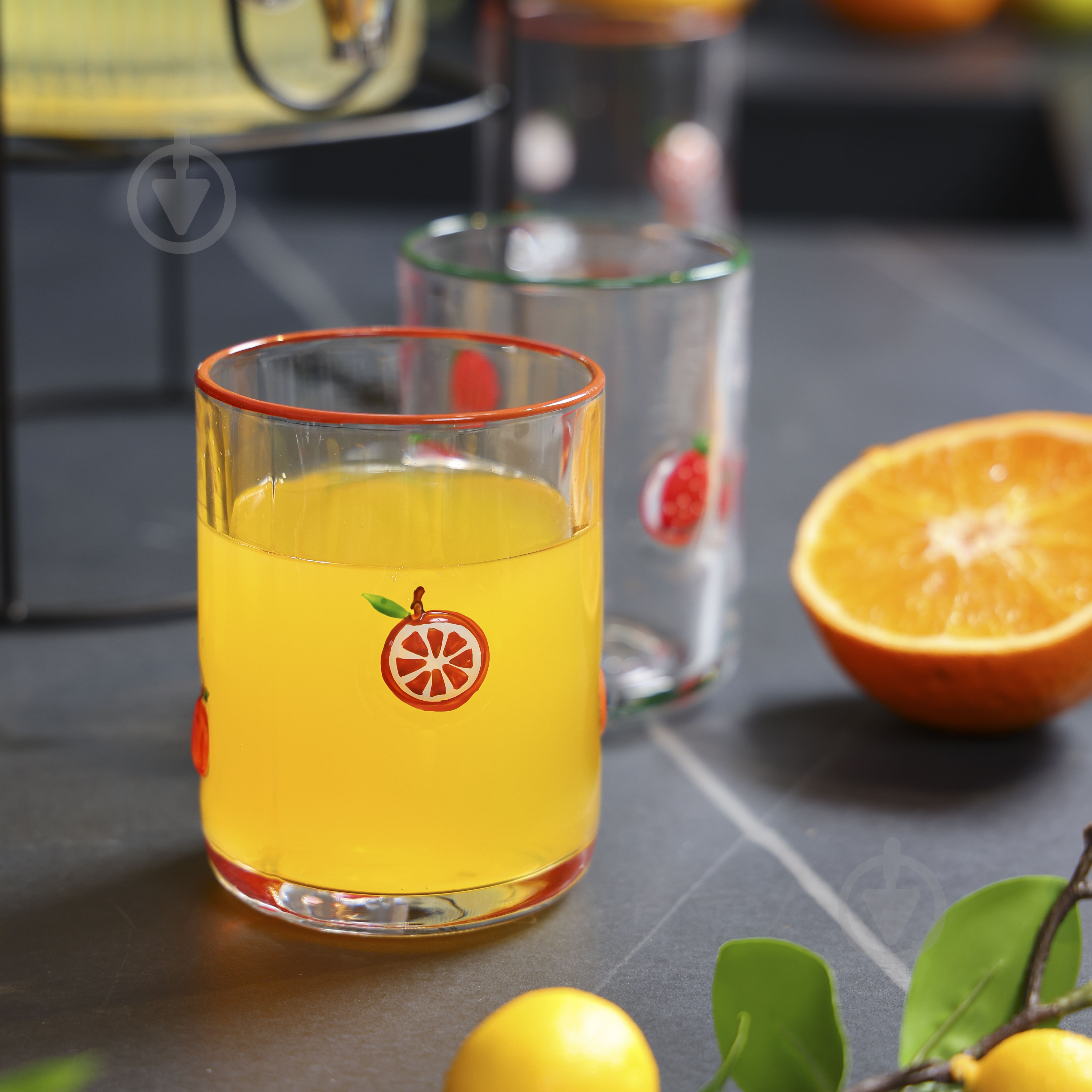 Стакан для воды Maxmark Orаnge 400 мл 1 шт. - фото 8 Стакан для воды Maxmark Orаnge 400 мл 1 шт. - фото 8