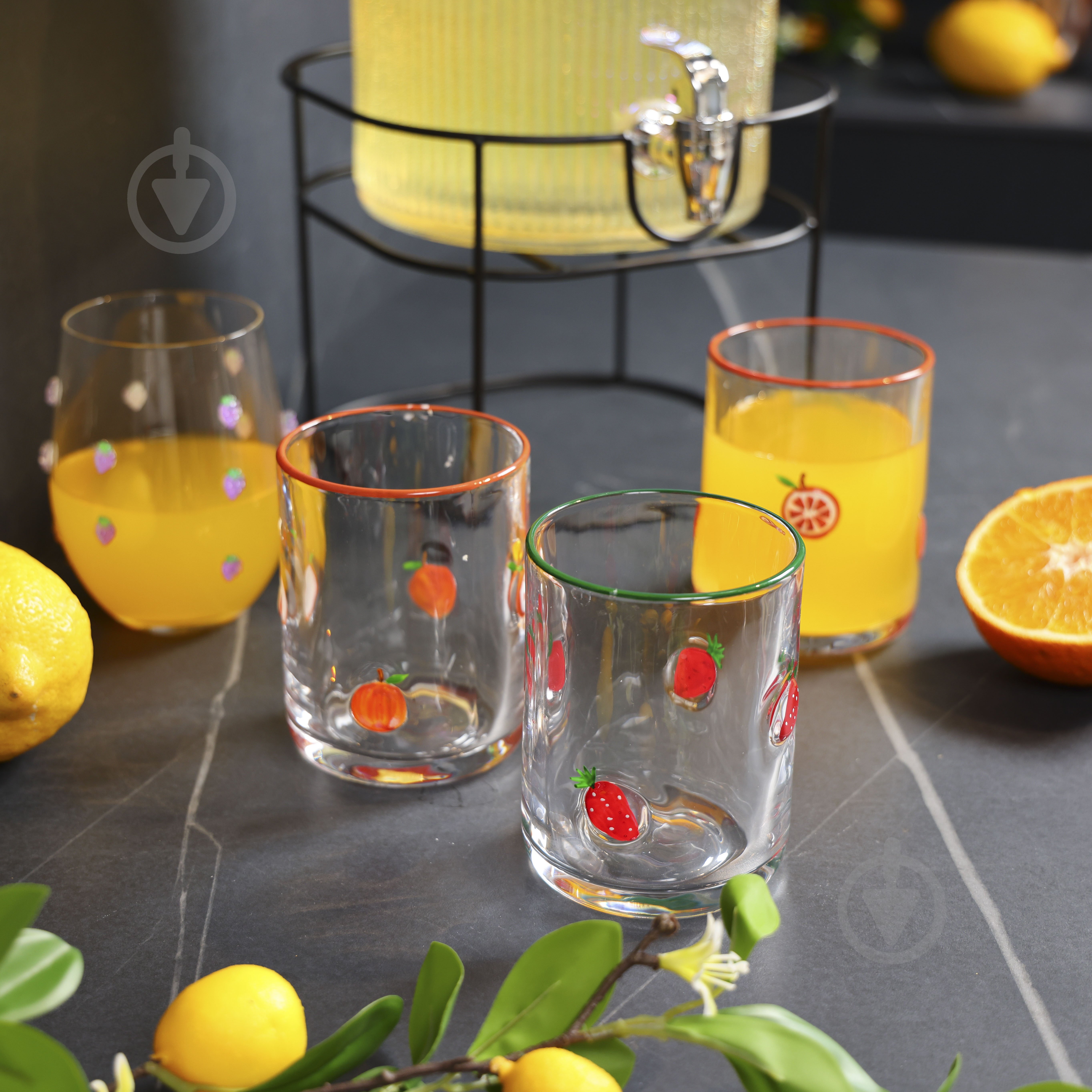 Стакан для воды Maxmark Orаnge 400 мл 1 шт. - фото 4 Стакан для воды Maxmark Orаnge 400 мл 1 шт. - фото 4