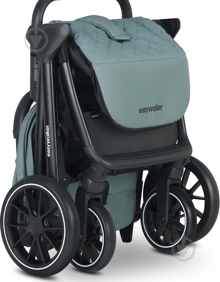 Коляска прогулочная Easywalker Jackey XL Forest Green (EJA10032 FULL) - фото 3 Коляска прогулочная Easywalker Jackey XL Forest Green (EJA10032 FULL) - фото 3