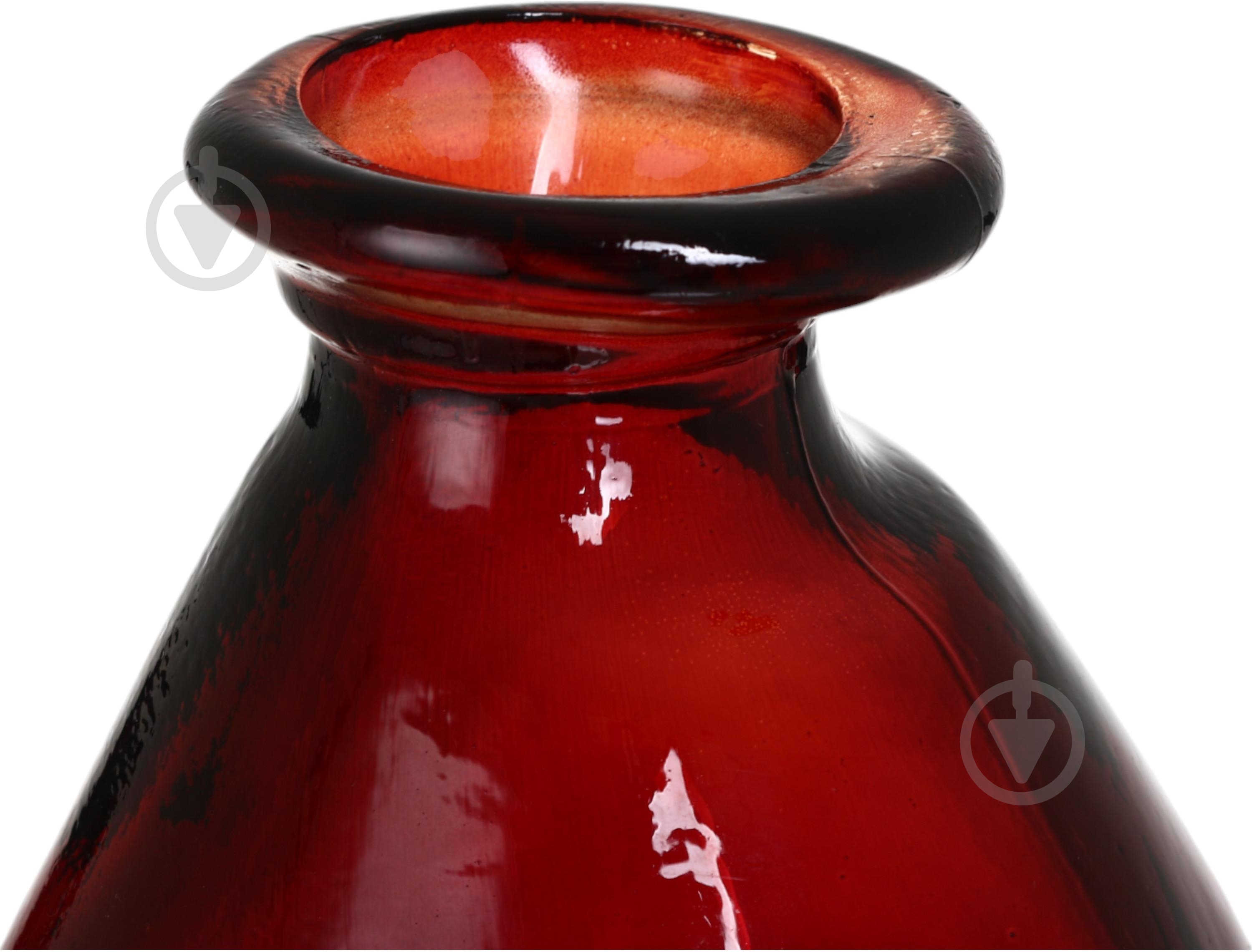 Ваза скляна San Miguel Simplicity 36 см коричнева 4634C464 - фото 4