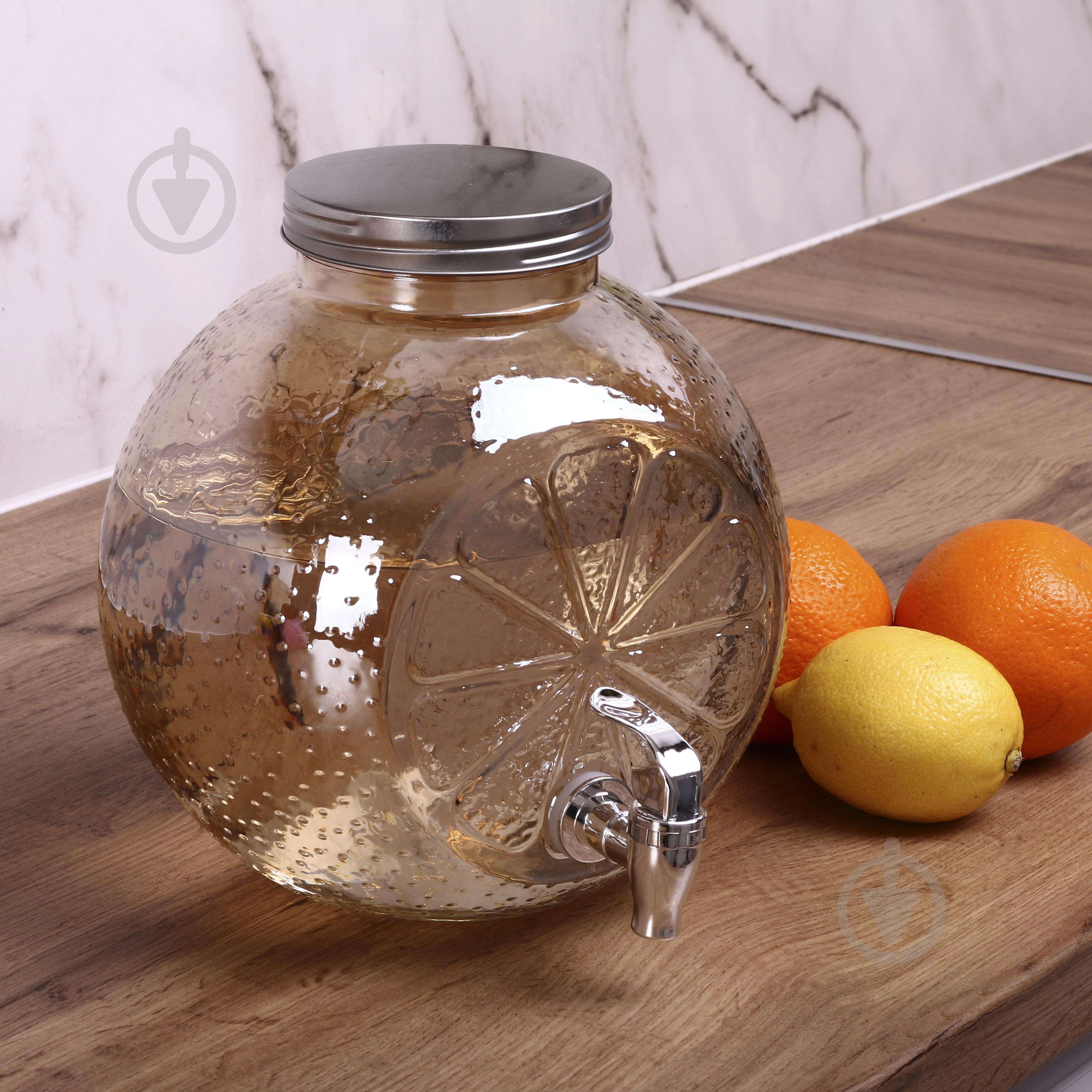 Ємність для напоїв Maxmark Electro Amber 5 л з кришкою та краном - фото 6 Ємність для напоїв Maxmark Electro Amber 5 л з кришкою та краном - фото 6