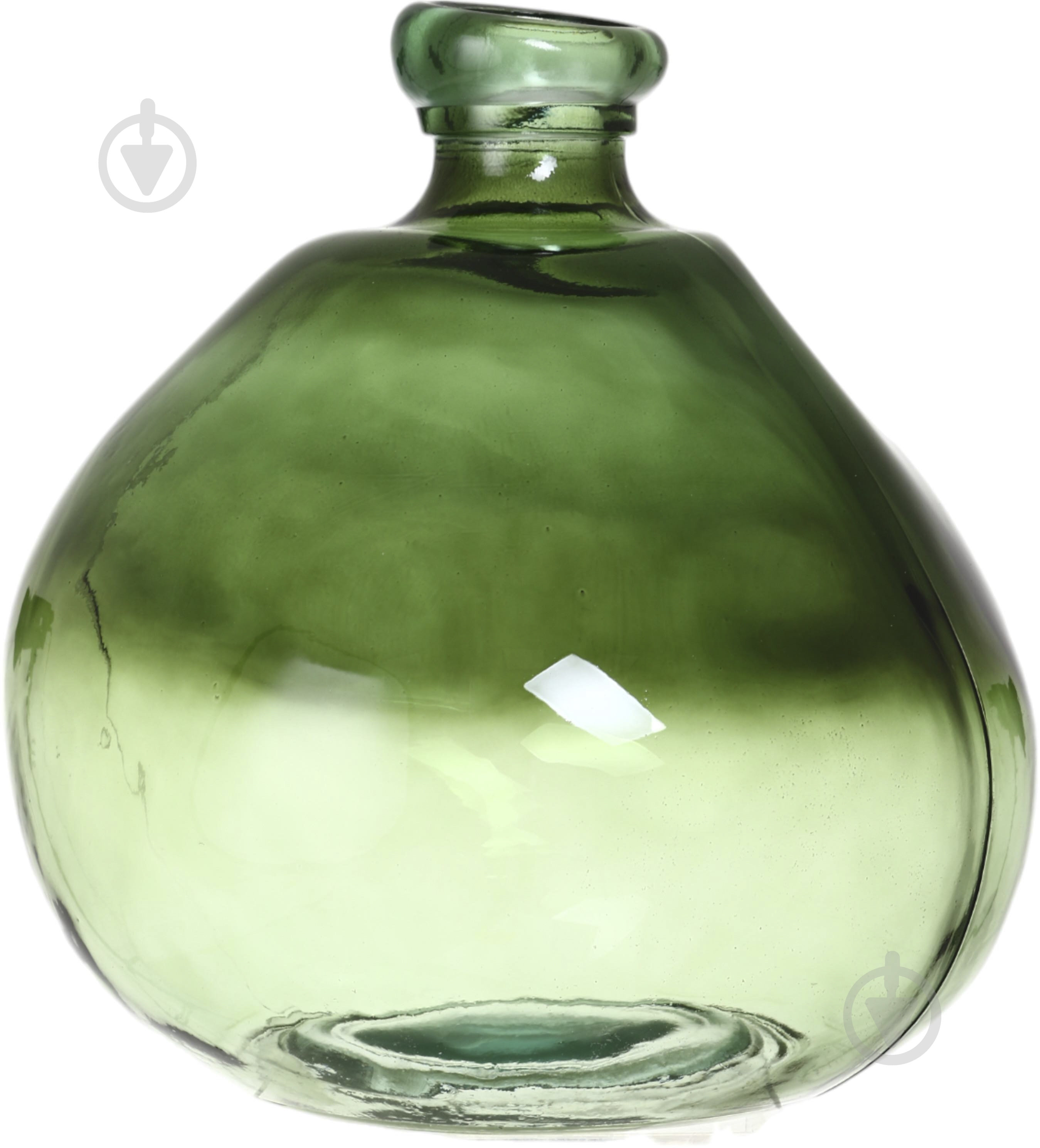 Ваза скляна San Miguel Simplicity 32 см зелена 4657C463 - фото 3