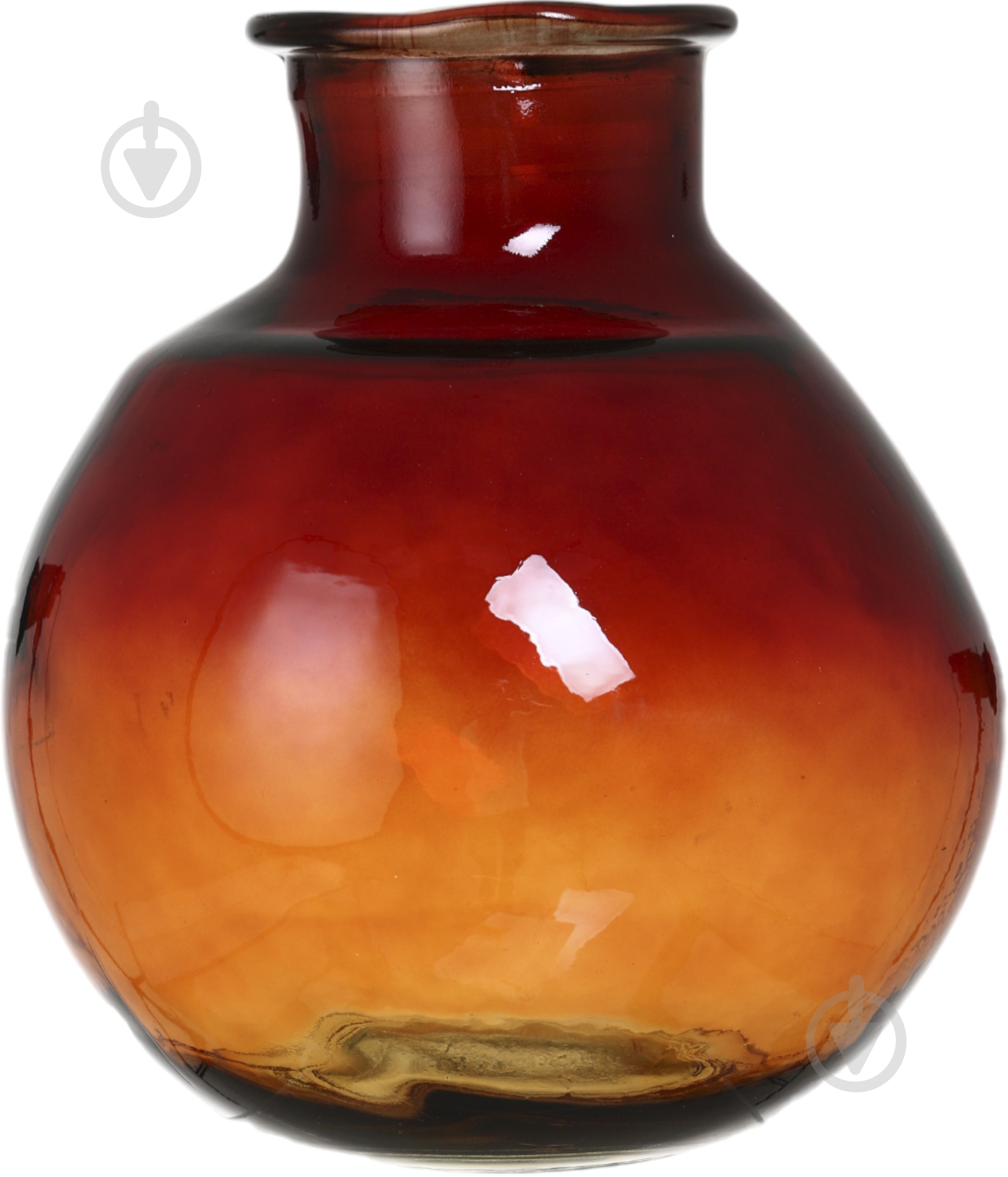 Ваза скляна San Miguel Simplicity 31 см коричнева 4633C464 - фото 3