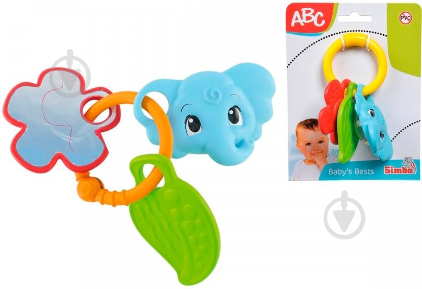 Погремушка Simba Слоненок 4010176 - фото 3