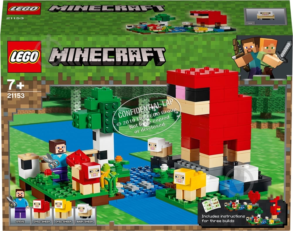 Конструктор LEGO Minecraft Ферма шерсти 21153 - фото 2 Конструктор LEGO Minecraft Ферма шерсти 21153 - фото 2