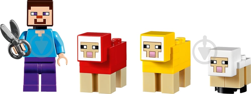 Конструктор LEGO Minecraft Ферма шерсти 21153 - фото 12 Конструктор LEGO Minecraft Ферма шерсти 21153 - фото 12
