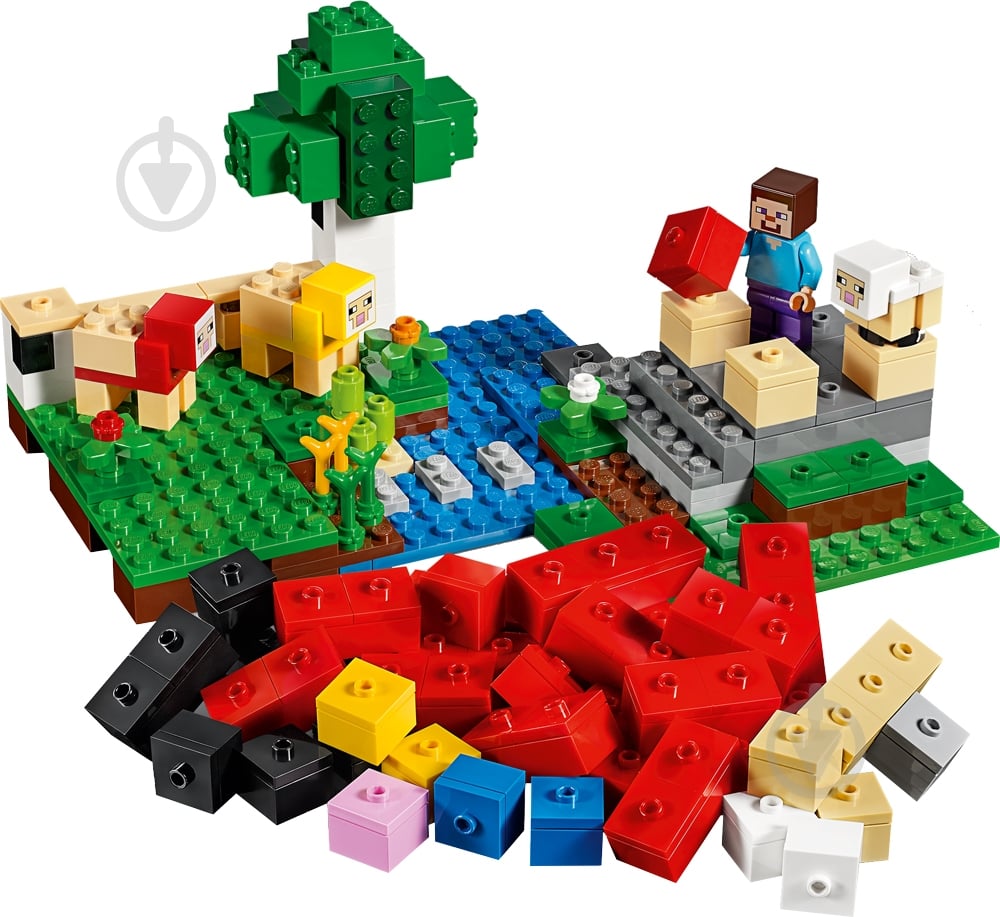 Конструктор LEGO Minecraft Ферма шерсти 21153 - фото 9 Конструктор LEGO Minecraft Ферма шерсти 21153 - фото 9