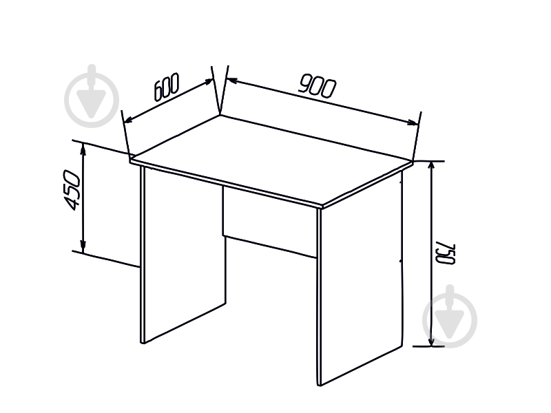 Стол компьютерный DC Oliver mini венге магия - фото 4 Стол компьютерный DC Oliver mini венге магия - фото 4