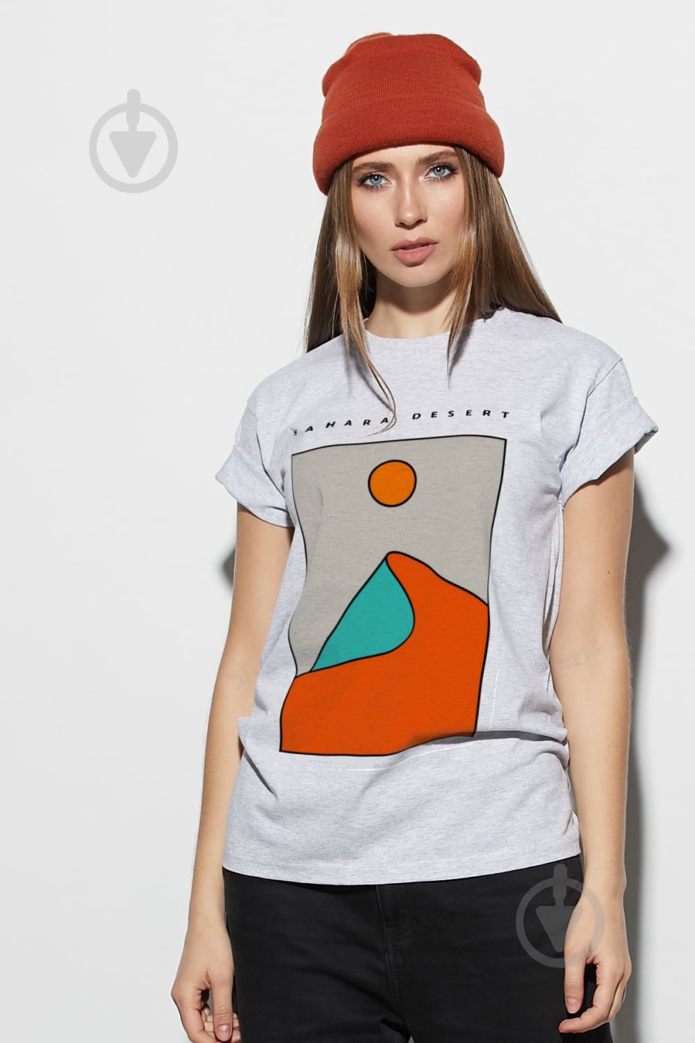 Футболка YAPPI WOG21087 р.M меланж - фото 1