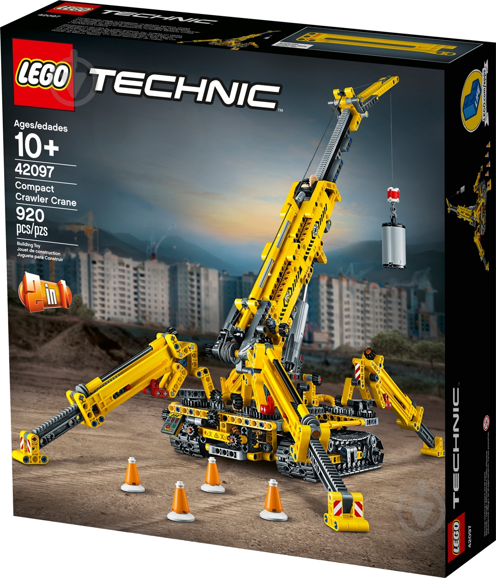Конструктор LEGO Technic Compact Crawler Crane 42097 - фото 3