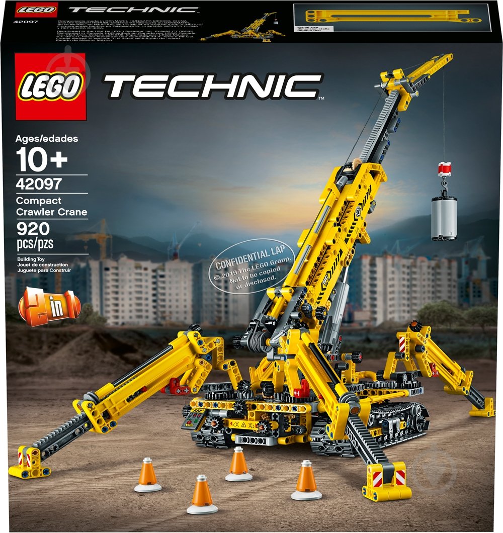 Конструктор LEGO Technic Compact Crawler Crane 42097 - фото 2
